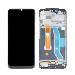 Original 6.5" new For Oppo Realme C11 2020 C12 C15 LCD screen display touch panel digitizer display Assembly / With Frame