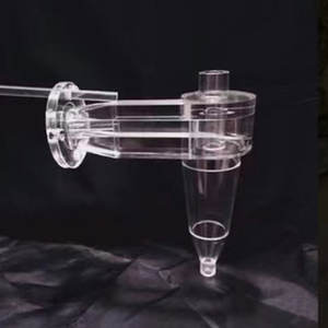 Bridas de tubo de acrílico personalizables, sellos de precisión CNC PMMA, servicios de perforación, conexiones roscadas, estable UV - Product Image 1