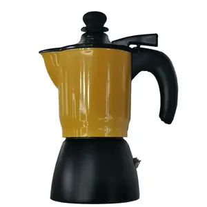 Aluminum Stovetop Hand Make Moca Mocha Pot Espresso Coffee Maker Italian Moka 6 cup Coffee Pot