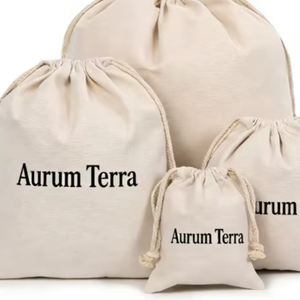 Sac à poussière pour chaussures/emballage en coton biologique personnalisé de luxe pour les affaires - Product Image 1