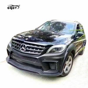 Kit Carrozzeria Stile WD con Ottima Compatibilità per <span class=keywords><strong>Mercedes</strong></span> <span class=keywords><strong>Benz</strong></span> Classe <span class=keywords><strong>ML</strong></span> W166, Paraurti Anteriore, Paraurti Posteriore e Parafanghi Allargati per ML400 Facelift - Product Image 3