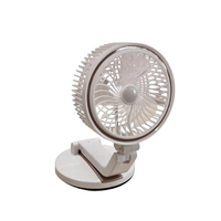 Ventilateur portable pliable à hauteur réglable, batterie 1500 mAh, 2 vitesses, faible bruit, pour table, bureau, extérieur, maison, café
