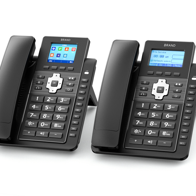 2023 New Smart business voip IP phone wifi SIP telephone