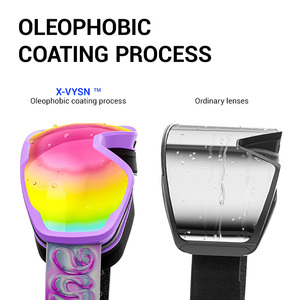 חג המולד ילדים מתנות מותאם אישית לוגו סקי משקפי סקי מקוטב משקפי סקי מקוטב משקפי שמש סנובורד - Product Image 2