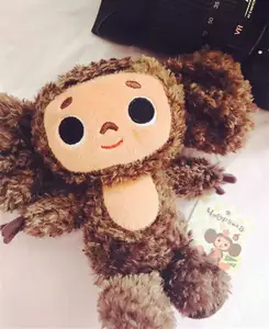 RTS rus Cheburashka büyük kulak maymun peluş oyuncak yumuşak Anime şeyler peluş bebek çocuk uyku yatıştırmak bebek çocuklar için