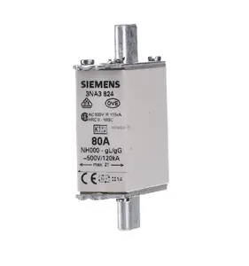 % 100% orijinal ve yeni SITOR yüksek hızlı 80A 250V 3NA3824 sigorta Siemens