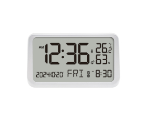 Hot bán kỹ thuật số bàn/bảng đồng hồ nhiệt độ độ ẩm hiển thị thông minh Trạm thời tiết điện tử lịch Pin hoạt động - Product Image 2