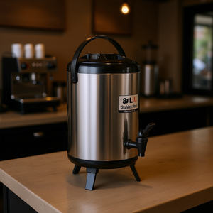 Verseuse isotherme en acier inoxydable 8L pour thé, café, jus, eau – Qualité professionnelle - Product Image 2