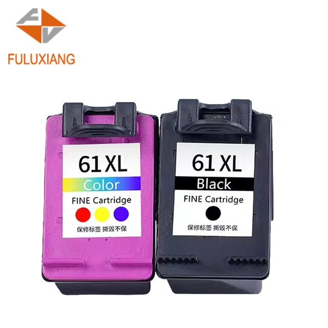 FULUXIANG Compatible 61 XL 61XL Color Inkjet Ink Cartridge for HP DeskJet1000 1010 1050 1510 3000 4500 Printer