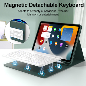 Kenke 2025 New Arrival <span class=keywords><strong>iPad</strong></span> không khí di động có thể tháo rời góc có thể điều chỉnh bàn phím không dây trường hợp đối với <span class=keywords><strong>iPad</strong></span> không khí 4567 10.9 inch - Product Image 5