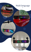 Panneau mobile LED programmable APP P5 Panneau LED numérique d'intérieur ultra fin Affichage professionnel avec défilement Panneau d'affichage LED Écran RVB