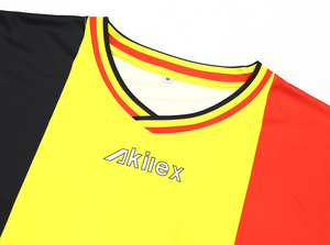 Akilex una <span class=keywords><strong>serie</strong></span> di squadra di allenamento di calcio Set uniforme Jersey abbigliamento <span class=keywords><strong>a</strong></span> buon mercato di alta qualità abbigliamento sportivo per bambini adulti - Product Image 4
