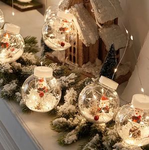 <span class=keywords><strong>Buon</strong></span> <span class=keywords><strong>Natale</strong></span> Luci di <span class=keywords><strong>Natale</strong></span> a LED a Globo Festive Decorazioni per Albero in PVC IP44 Alimentate a Batteria Luci Natalizie Lampeggianti - Product Image 5