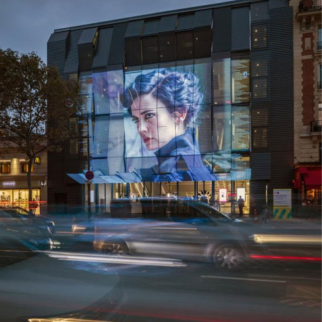 Outdoor Led Transparent Screen Shop Window Advertising Transparent Led Display Screen P15.625transparent Led Screen