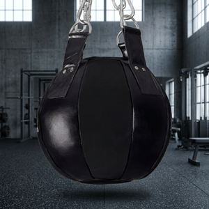Saco de Boxeo de Cuero Vacuno Personalizado de 14 Pulgadas, Titan Strike Bag para Entrenamiento de Boxeo y Desarrollo de Reflejos - Product Image 3