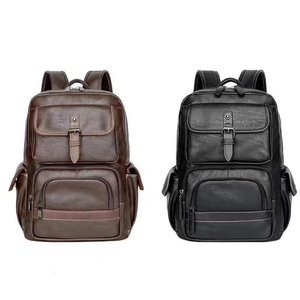 Sac à dos tendance et décontracté <span class=keywords><strong>Marant</strong></span>, grande capacité, sac à dos de voyage, sac d'école, sac à dos en cuir PU pour femmes et hommes - Product Image 1