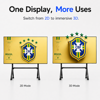 Pizarra Interactiva 3D 4K de 86 Pulgadas Bestar, Pantalla Todo en Uno con Tecnología RealD 3D de Grado Cinematográfico, Solución para Zonas de Fanáticos de Bares Deportivos