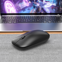Ratón Ergonómico Inalámbrico 2.4G con Logotipo Personalizado OEM, Ratón Portátil para Oficina, Computadora Portátil, Ultra Delgado