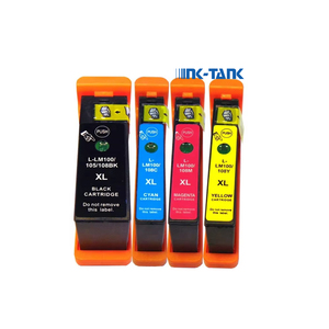 À RÉSERVOIR D'<span class=keywords><strong>ENCRE</strong></span> 100XL 100 105 108 LM100/105/108XL LM100/108XL Premium Couleur Compatible <span class=keywords><strong>Cartouche</strong></span> D'<span class=keywords><strong>encre</strong></span> pour <span class=keywords><strong>Lexmark</strong></span> S301 302 305 S405 S815 - Product Image 1