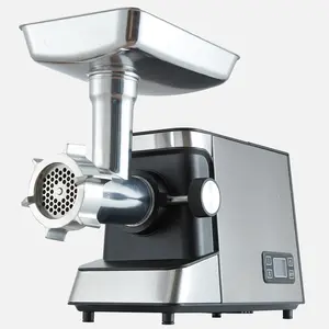 New Stainless Steel Digital Electronic High Speed Meat Grinder for Home Use