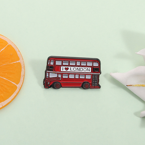 شارة حافلة ذات طابقين حمراء للجمع والحرف اليدوية والنحت - Product Image 5