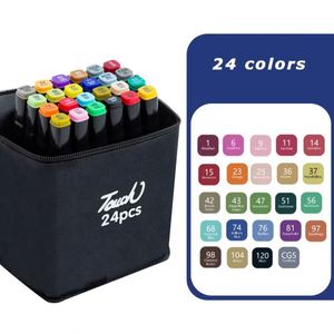 24/36/48/80/120/168 Colors Drawing <b>Permanent</b> Sketch <b>Marker</b> <b>Pen</b> Dual Tips Alcohol Art <b>Markers</b> Set for Artists Adults Kids - Product Image 3