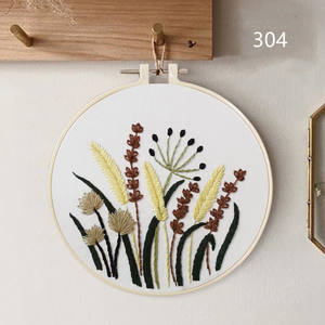 Figurine points de croix, <span class=keywords><strong>kit</strong></span> de <span class=keywords><strong>broderie</strong></span> pour débutant, bricolage, avec cerceaux, motifs d'estampage - Product Image 5