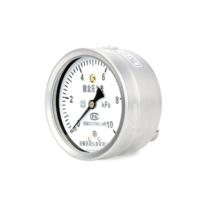 CEOPA Stainless Steel Capsule Pressure <strong>Gauge</strong> with <strong>Level</strong> 2.5 Accuracy and -100-100KPa Range - Product Image 3