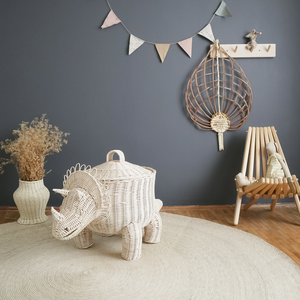 Organizador de caja de tela para niños, caja de juguetes de Lego tejida, otras cestas de almacenamiento, cesta de ratán - Product Image 2