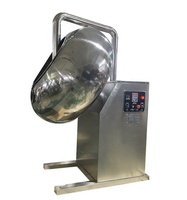 Machine à enrober le chocolat, tambour de 1250 mm en acier inoxydable pour enrober les amandes et les noix, pulvérisateur de chocolat