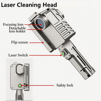 Machine de nettoyage laser à impulsions monophasée 300W, refroidie par air, machine complète, conception sac à dos, détartrage profond du fer, laser HF