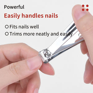 ホンスターズ特許取得済みデザイン 花柄ハンドル フラットネイルクリッパー 斜め先端 クリッパー 耐久性 エコフレンドリー 軽量 メンズ用 - Product Image 3