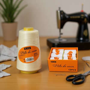 Filo da Cucito Ilan 4052 Bianco Crema, 2750 M, Confezione da 12 Pezzi - Product Image 2