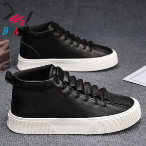 Nuevas Zapatillas Deportivas Blancas Casuales de Caña Alta, Resistentes al Desgaste y Fáciles de Poner - Product Image 5