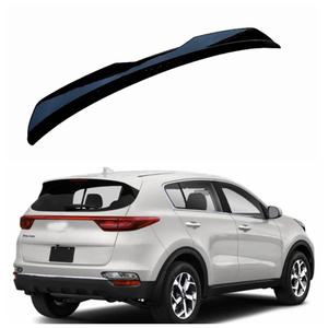 Alerón trasero de techo para <span class=keywords><strong>KIA</strong></span> <span class=keywords><strong>Sportage</strong></span> 2016 2017 2021, alerón de ventana, accesorios negros brillantes, alerón trasero de plástico ABS para maletero de coche - Product Image 1