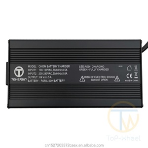 Cargador Rápido de 84V 5A para Patinete Eléctrico TEVERUN FIGHTER, Accesorios para Patinetes, Aluminio y Goma - Product Image 2