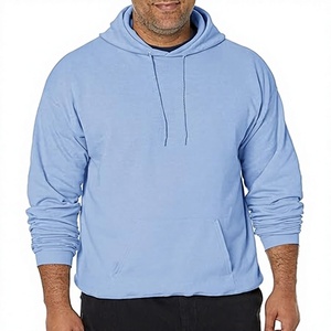 Wholesale Custom Unisex Logo Heavyweight 100% Organic Heavy Cotton Blank High Quality No <b>String</b> Bulk Plain Men Oversized Hoodies - Product Image 1