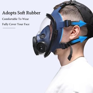 High Quality Full Face <strong>Gas</strong> <strong>Mask</strong> 6800 High Density Silicone <strong>Anti</strong>-Fogging and High Temperature Resistant Respirators &amp; <strong>Masks</strong> - Product Image 3