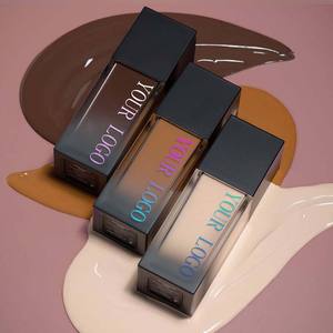 Maquillaje de cobertura completa líquida con etiqueta privada personalizada, base correctora impermeable mate de larga duración, ingrediente principal de manteca de karité - Product Image 4