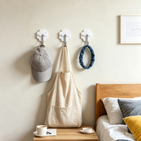 Crochets adhésifs pour l'organisation des placards, supports pour ceintures, foulards et bijoux, crochets muraux pour chambre à coucher, économie d'espace, installation sans vis
