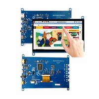 Écran tactile 7 pouces 1024x600 800x480 GPIO DPI RTP CTP 7" IPS TFT LCD pour Raspberry Pi