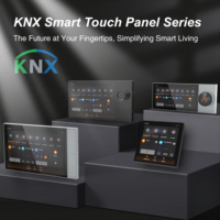 Écran tactile KNX de 4 pouces pour le système KNX Smart Home Contrôle entièrement automatique des scènes et des appareils avec Android 11 Lumière et capteur de proximité