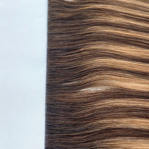 Top Quality European for Hole Weft Extensions Injected Butterfly Design Virgin Hair Dyed Double Drawn <strong>End</strong> Wholesale Factory - Product Image 2