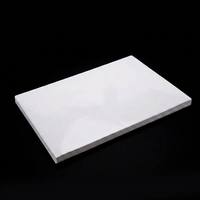 Feuille d'étiquettes autocollantes en vinyle acrylique transparent, imprimable A4, vierge, imperméable, séchage rapide