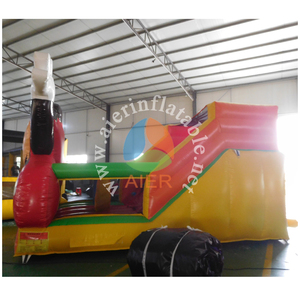 Combo de Tobogán Inflable de Mickey Mouse y Minnie, <span class=keywords><strong>Casa</strong></span> de Brinco de Grado Comercial para Niños, Equipo de Diversión para Fiestas al Aire Libre - Product Image 4