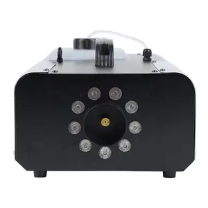 Máquina de humo con Control remoto inalámbrico, máquina de niebla LED de 1500W para discoteca, fiesta, espectáculo y escenario