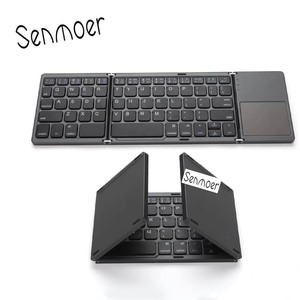 <span class=keywords><strong>Mini</strong></span> có thể gập lại không dây màu xanh BT răng bàn phím với <span class=keywords><strong>touchpad</strong></span> cho PC điện thoại thông minh Bảng nhà máy bán buôn trực tiếp trên bán - Product Image 3