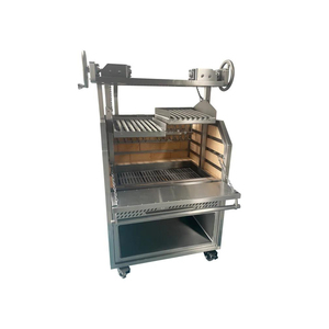 Parrilla de Carbón y Leña con Diseño de Altura Ajustable con Volante para Restaurantes, Hoteles y Eventos de Catering - Product Image 1