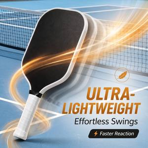 Paleta de Pickleball con Superficie de Carbono Crudo, Aprobada por USA Pickleball, para Potencia y Efecto, Rendimiento Duradero, Descuento por Compra al por Mayor - Product Image 5