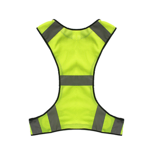 Veste de sécurité réfléchissante à haute visibilité YS ANSI Classe 1 avec logo personnalisable à LED (OEM/ODM) pour utilisation nocturne en extérieur - Product Image 2